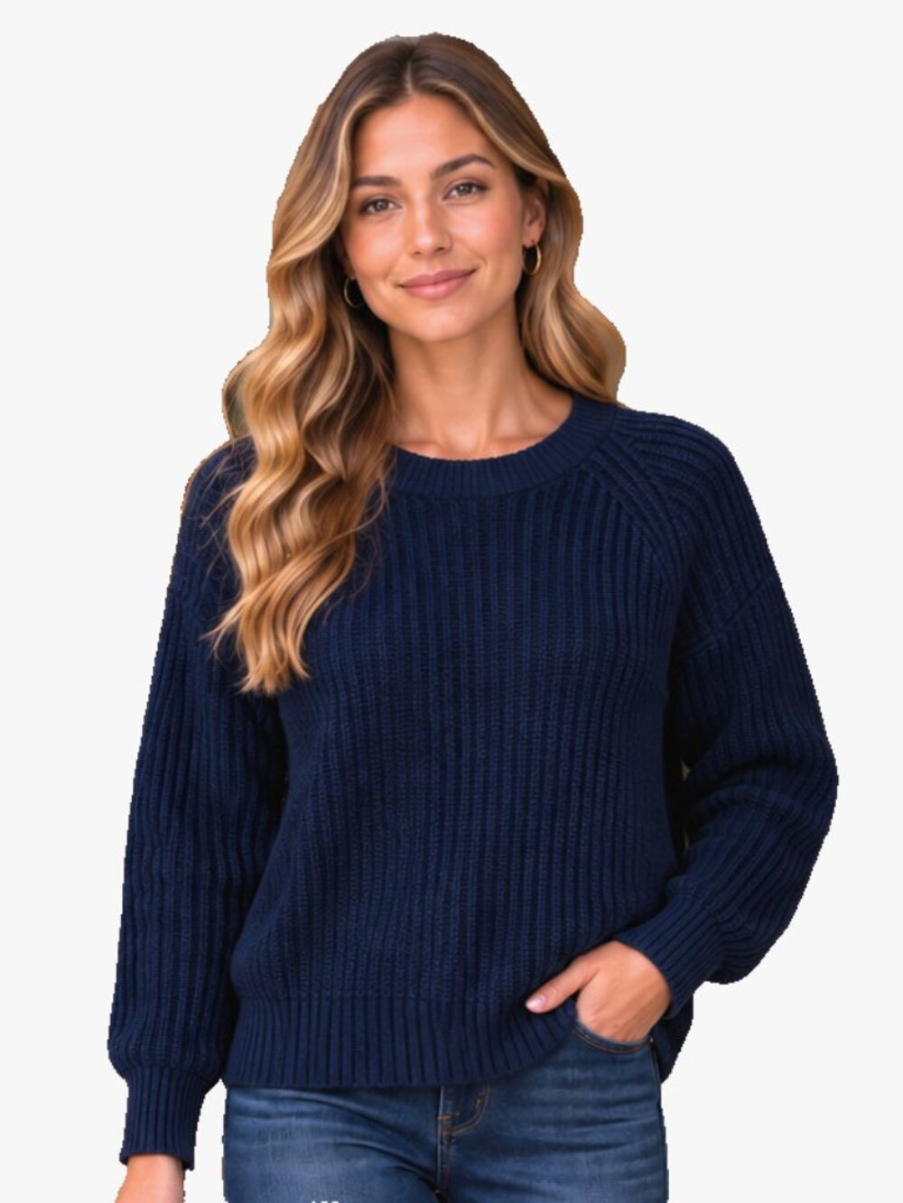 Marc by Marc Jacobs Navy Blue Cashmere Wool Blend Crewneck Sweater Sz XL X-Large